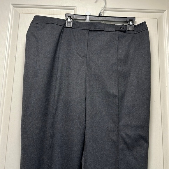 CARLISLE Charcoal Poly/wool Dress Pant Sz 18 - Picture 1 of 10